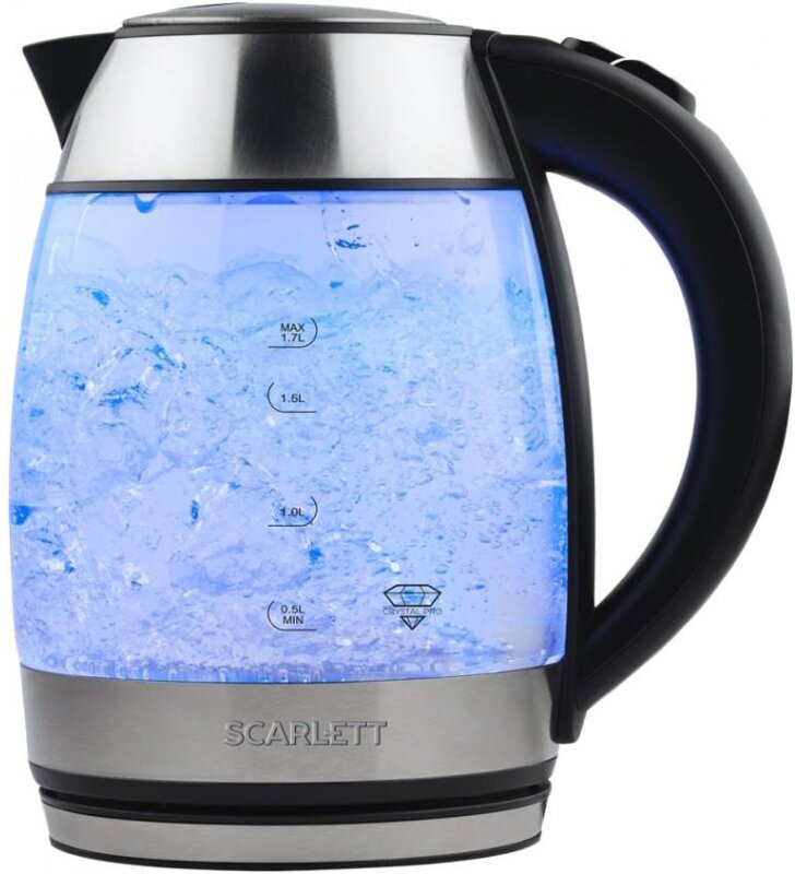 чайник SCARLETT SC-EK27G94 2200Вт 1,7л стекло - фото №4