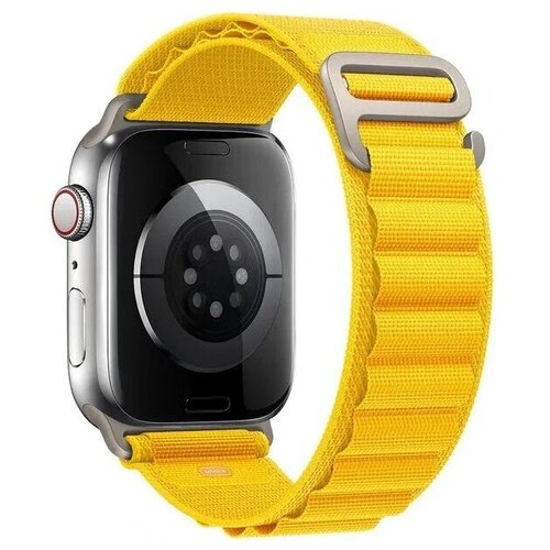 Тканевый ремешок Альпийская петля для Apple Watch 42 мм/44/45 mm/ 49, series 1 2 3 4 5 6 7 8 /SE/SE 2022, Apple Watch Ultra (для эпл вотч) ремешок для apple watch 42 44 45 mm lyambda atria dsj 23 44 db dark blue