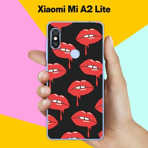 Силиконовый чехол на Xiaomi Mi A2 Lite Губы / для Сяоми Ми А2 Лайт