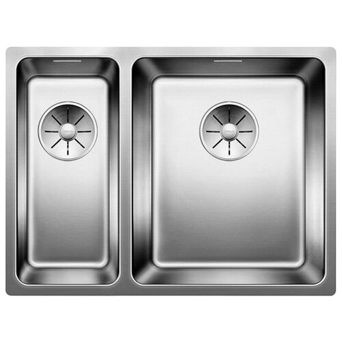 Врезная кухонная мойка 44 см, Blanco Andano 340/180-U InFino (чаша справа), нержавеющая сталь/полированная