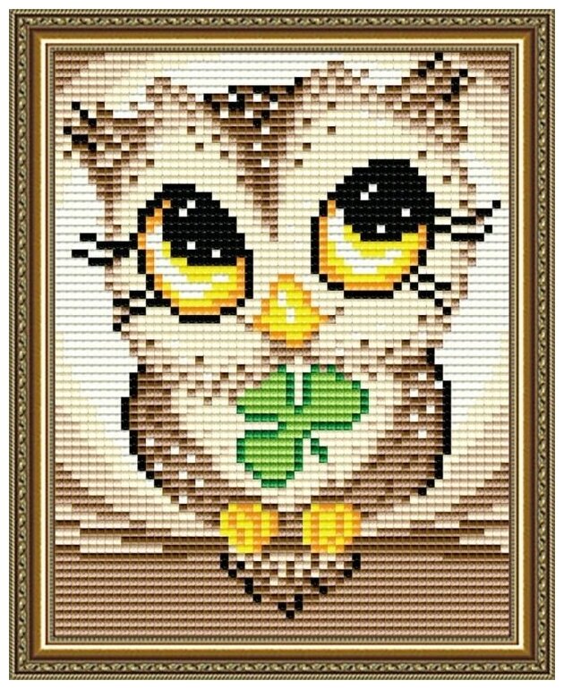 Алмазная мозаика сова схема