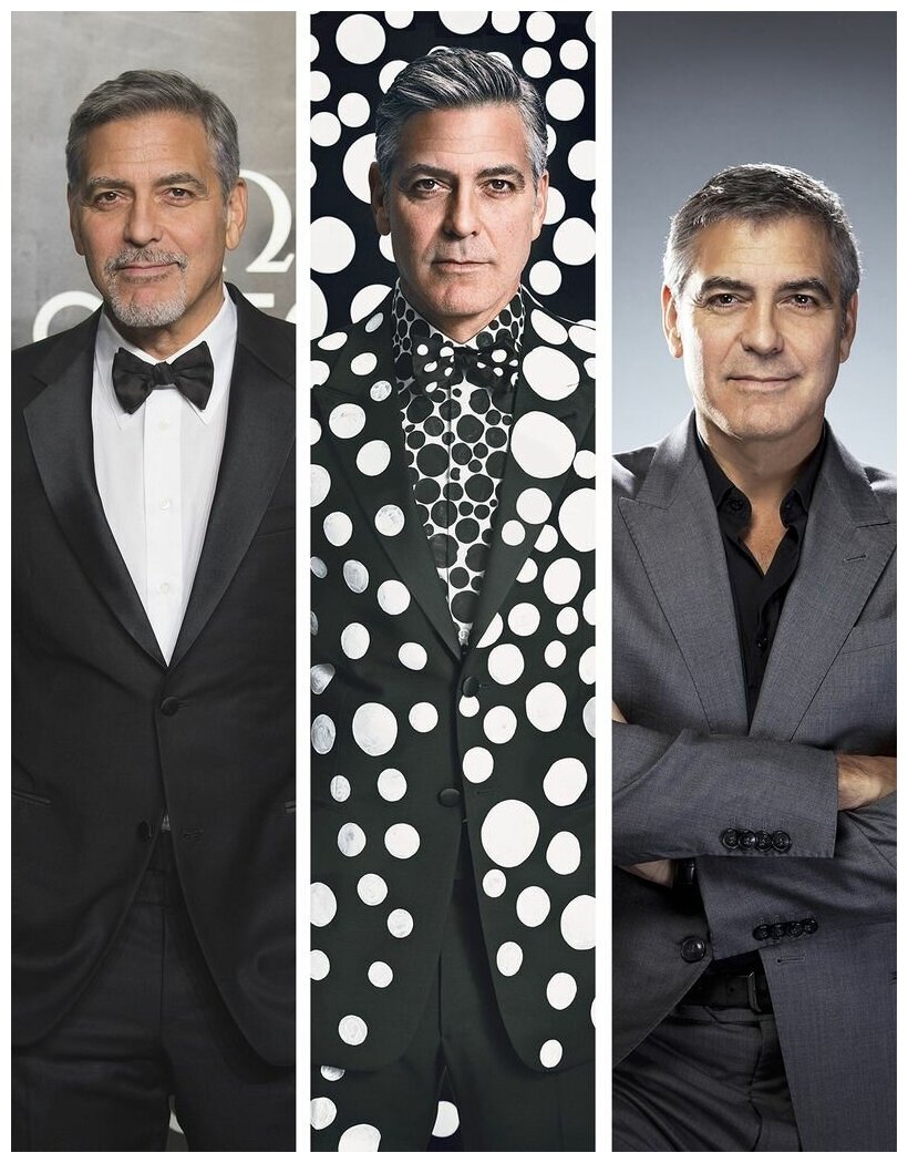 Instalook Подушка дакимакура "Джордж Клуни" 30x60 см