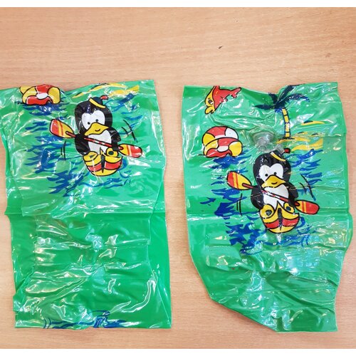 Нарукавники для плавания детские Море зеленые, 22х14см, 3-6 лет нарукавники для плавания детские 3 6 лет