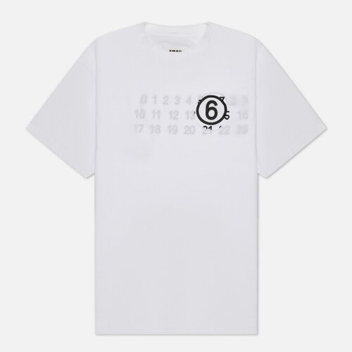 Мужская футболка Maison Margiela MM6 Numeric Logo белый, Размер S