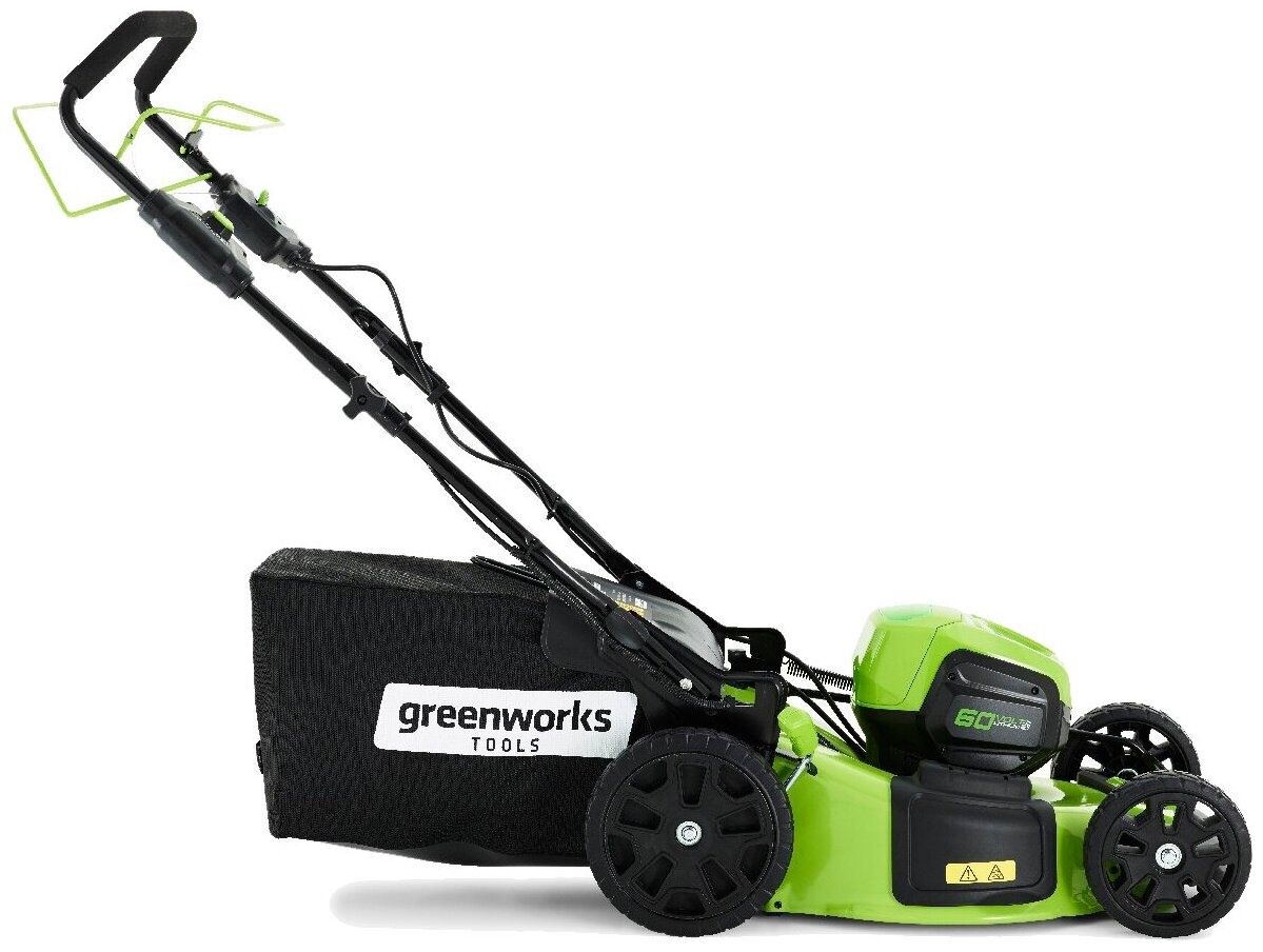 Газонокосилка роторная Greenworks GD60LM46SPK4 (2502907UB) - фотография № 2