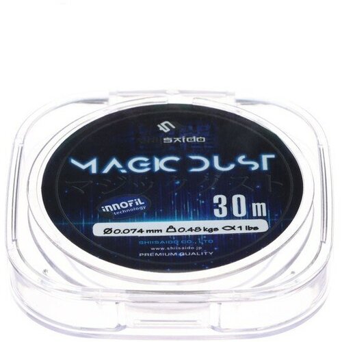 фото Леска shii saido magic dust, диаметр 0.074 мм, тест 0.48 кг, 30 м, хамелеон