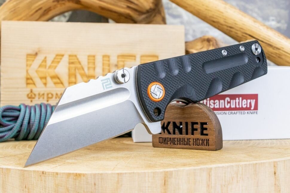 Складной нож Artisan Cutlery Proponent 1820P-BKF - фотография № 16