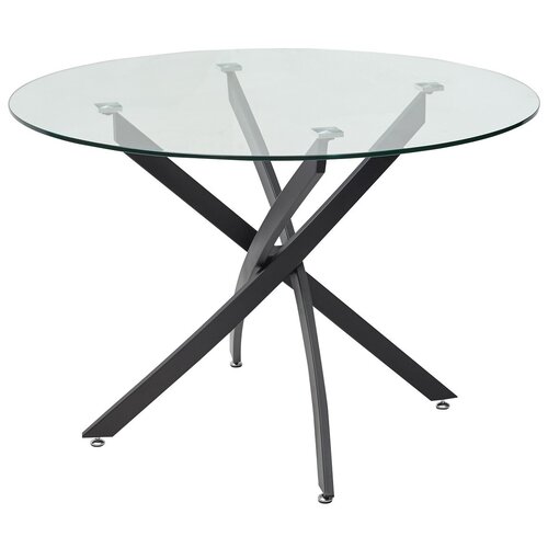 фото Стол стеклянный круглый petal d110 m-city m city