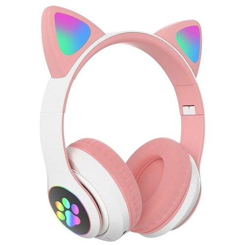 Беспроводные наушники CAT ear VZV-28M RU, розовый наушники беспроводные детские с ушками кошки vanvan беспроводные детские наушники с ушами bluetooth цвет черный