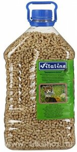 Наполнитель 3 кг Vitaline древесный (опилки гранулированные) для грызунов и кошек