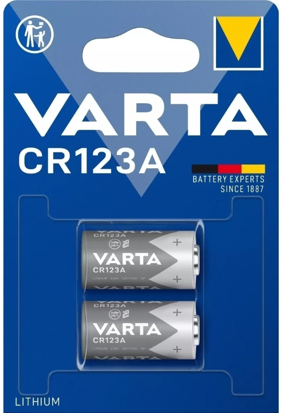 Батарейка Varta CR 123A Bli 1 Lithium (6205301401) - фото №19