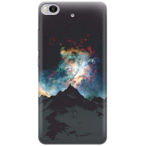 фото Cиликоновый чехол на xiaomi mi 5s / сяоми ми 5 эс с принтом "горы и звезды" gosso