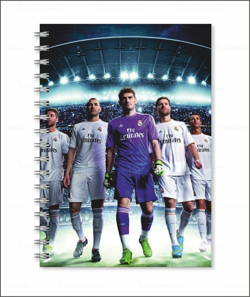Тетрадь футбольный клуб Реал Мадрид - Real Madrid № 49