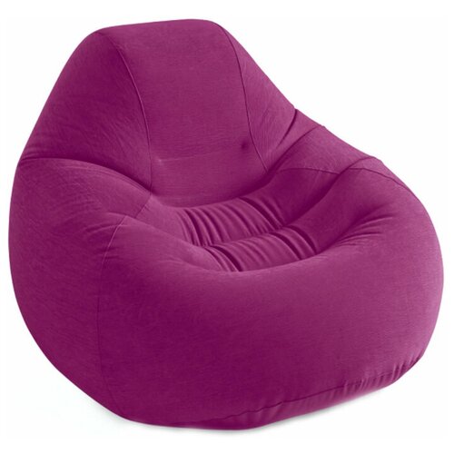 фото Надувное кресло intex deluxe beanless bag (68584) бордовый