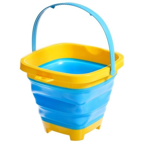 SUI Ведро складное для песочницы, цвет жёлтый