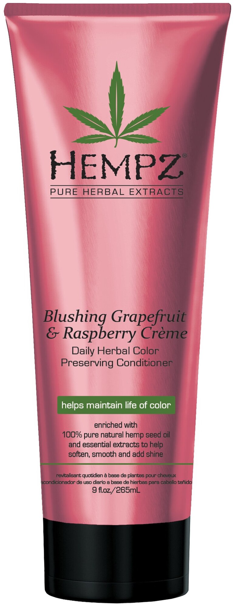 Hempz Blushing Grapefruit & Raspberry Creme - Хэмпз Блашинг Грейпфрут энд Рэсберри Крим Кондиционер для сохранения цвета и блеска окрашенных волос, 265 мл -