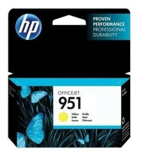 Картридж HP CN052AE №951 для Officejet Pro 8600 желтый