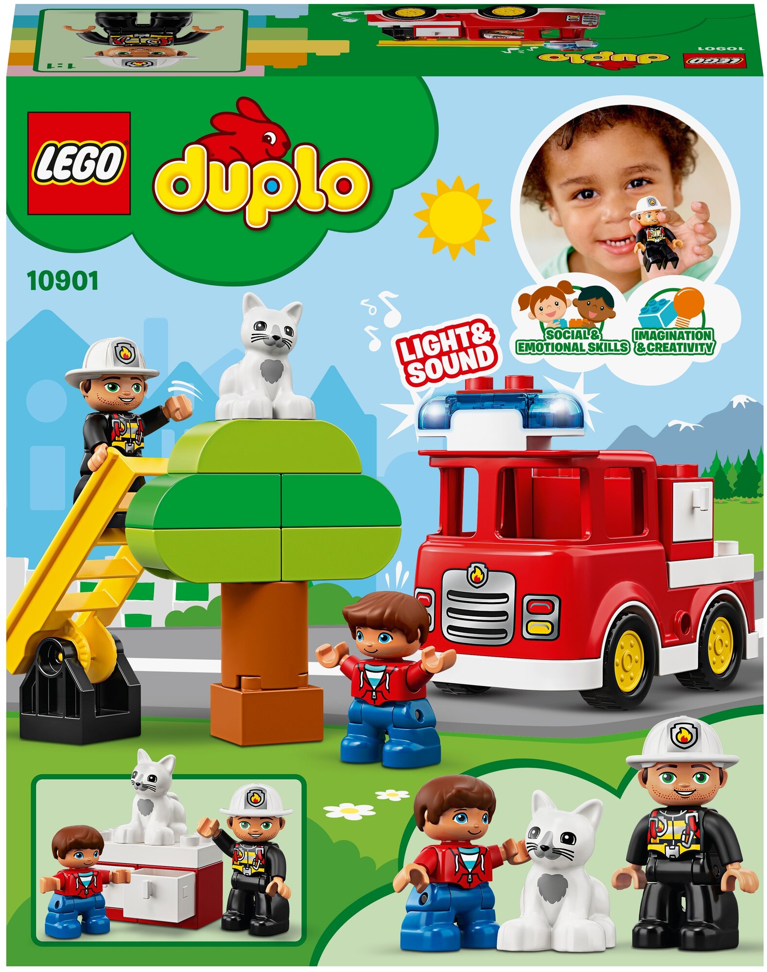 Lego Duplo Town 10901 Пожарная машина Конструктор - фото №2