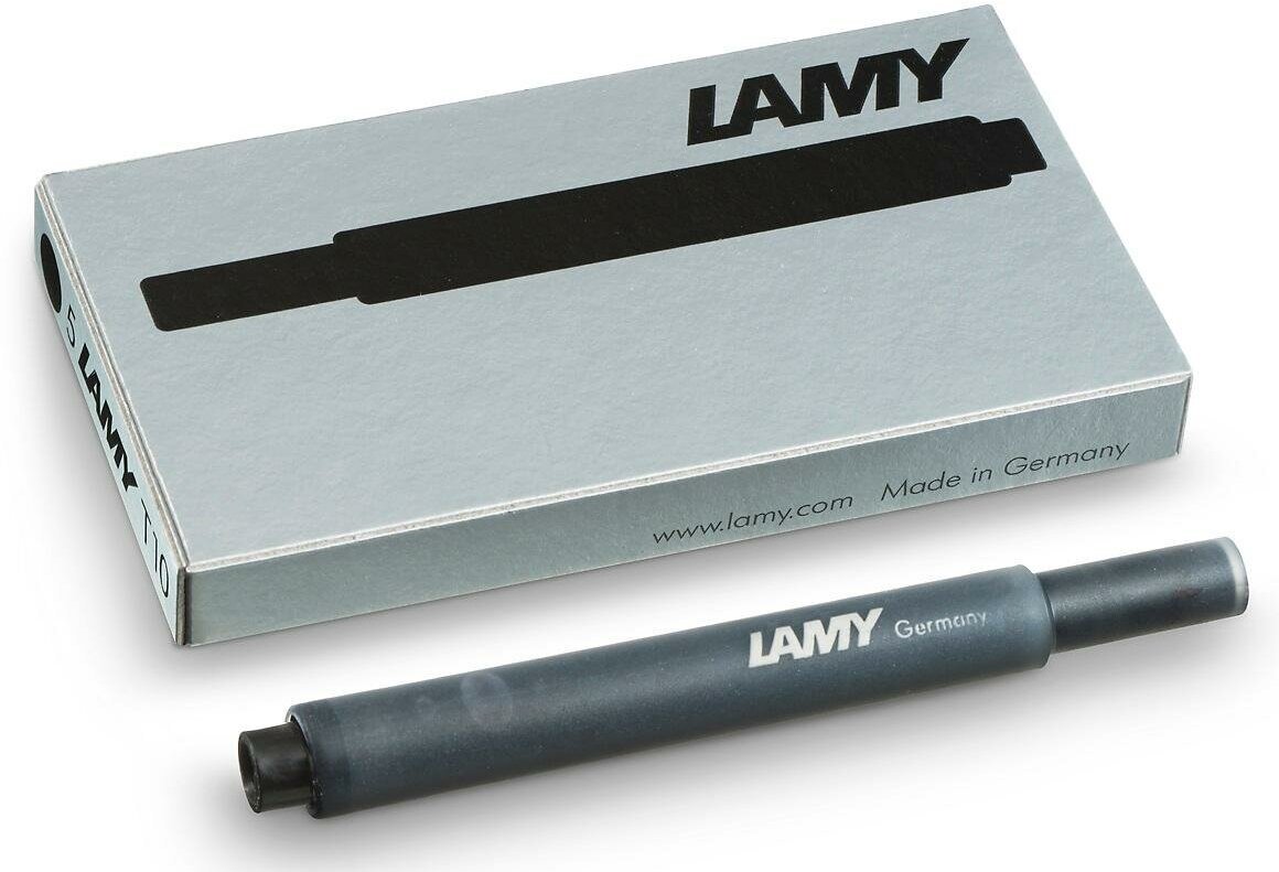 Картридж чернильный для перьевой ручки LAMY T10 черный 5 шт./уп