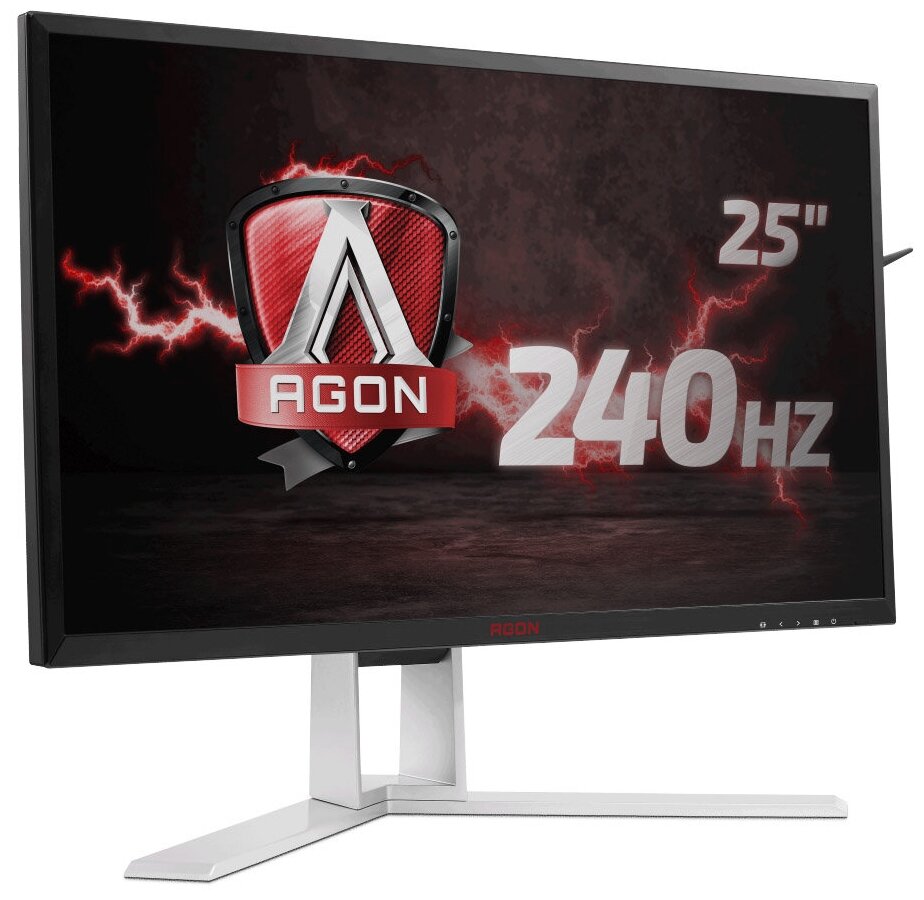 Монитор 24,5" AOC AG251FZ2E1920x1080 240Гц TN W-LED 16:9 1ms(GtG) VGA DVI 2*HDMI DP 1xUSB-B/4xUSB 3.0 80M:1 1000:1 170/160 400cd Tilt HAS Pivot Swivel Speakers Black