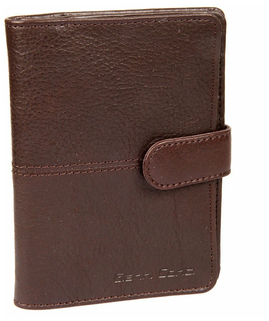 Обложка для паспорта и автодокументов коричневая Gianni Conti 1137458 dark brown 