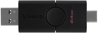 Флешка Kingston DataTraveler Duo 64 GB, черный