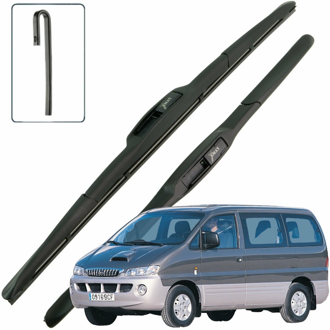 Дворники Hyundai H1 (1) A1 Хендай Н1 А1 1997 1998 1999 2000 2001 2002 ...