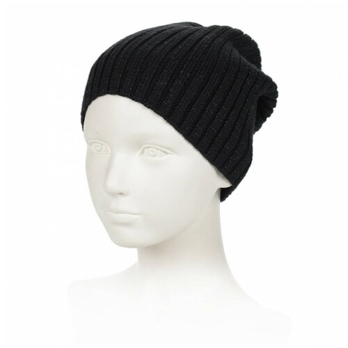 фото Шапка женская noryalli, 47906 черный/серебро