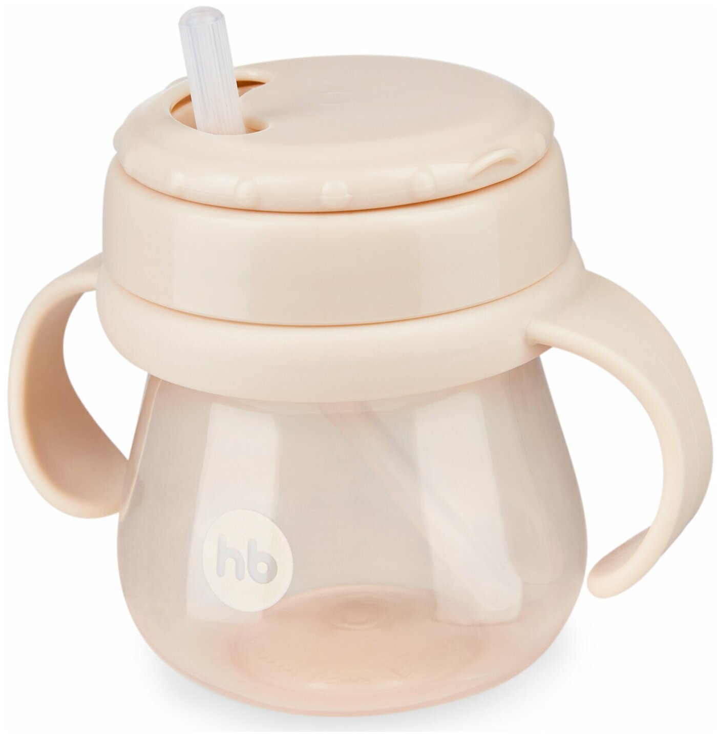 Поильник с трубочкой и ручками молочный Happy Baby/Хэппи Беби 250мл Zenith Infant Product - фото №11