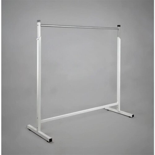 Вешала FIRESHOP Стойка (вешало) напольная одноярусная, с перекладиной СТ-107Н-Л(бел/бел)