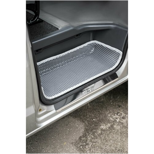 Ковры на пороги для ам Газель Next материал EVA цвет серый 3D формованные к-т 2шт 1815₽