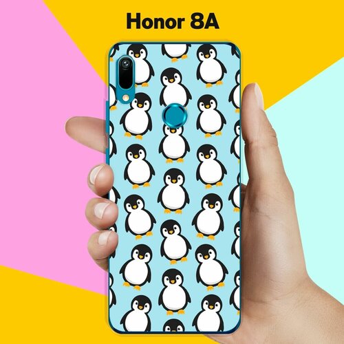Силиконовый чехол на Honor 8A Пингвины 30 / для Хонор 8А