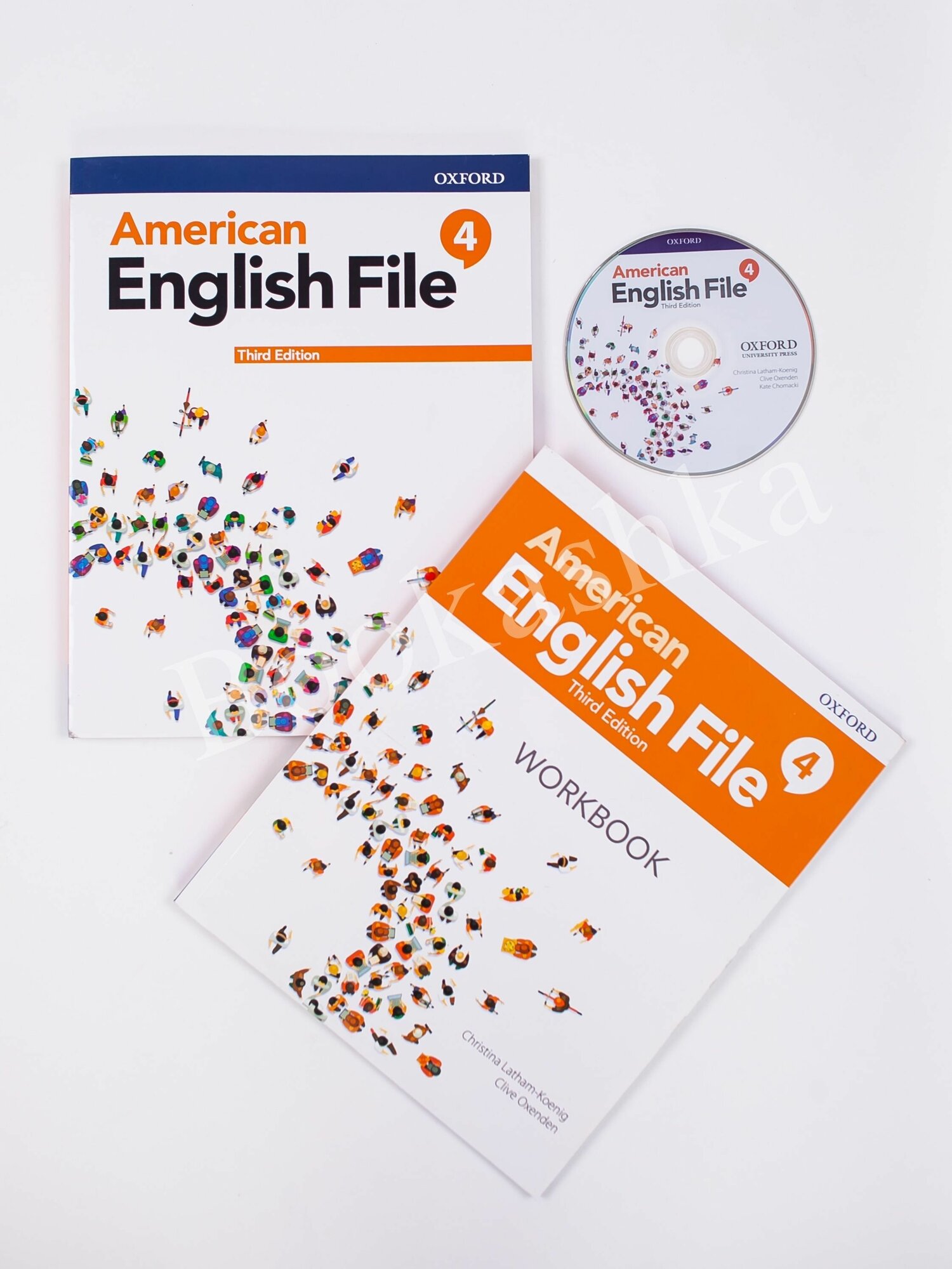 Комплект American English File Level 4- Students book+Workbook+CD