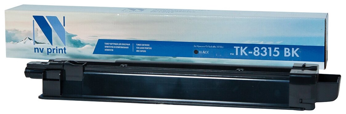 Тонер-картридж NV Print NV-TK-8315BK для для Kyocera TASKalfa 2550, Kyocera TASKalfa 2550ci, TK-8315K (совместимый, чёрный, 12000 стр.)