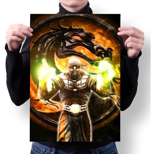 Плакат MIGOM А2 Принт Mortal Kombat, Мортал Комбат - 10