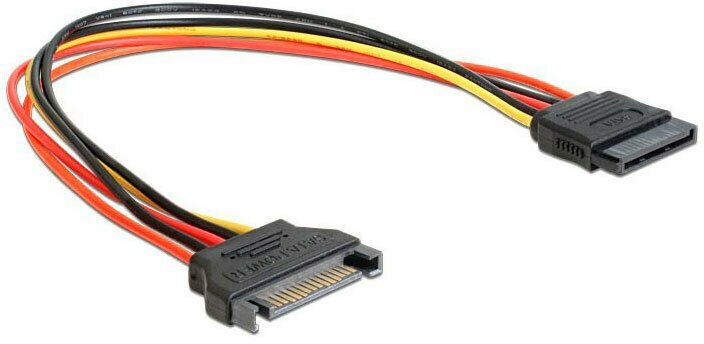 Аксессуар Кабель Gembird Cablexpert SATA 15-pin/F - 15-pin/M 50cm CC-SATAMF-02