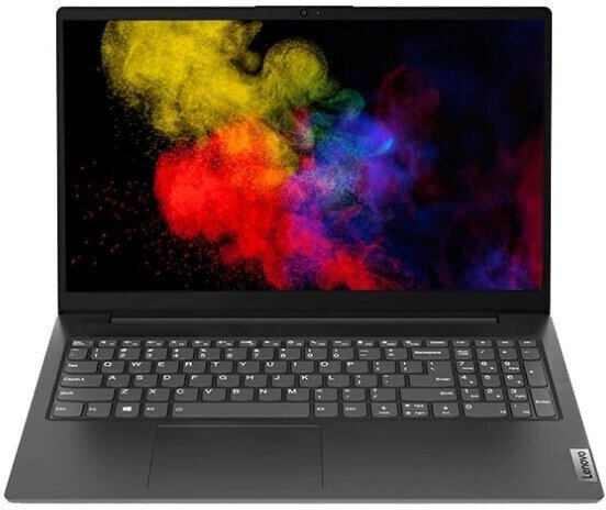 15.6" Ноутбук Lenovo V15-ADA, AMD Ryzen 5 5500U, RAM 8 ГБ, SSD 256 ГБ, Без системы, (82KD002XRU), black