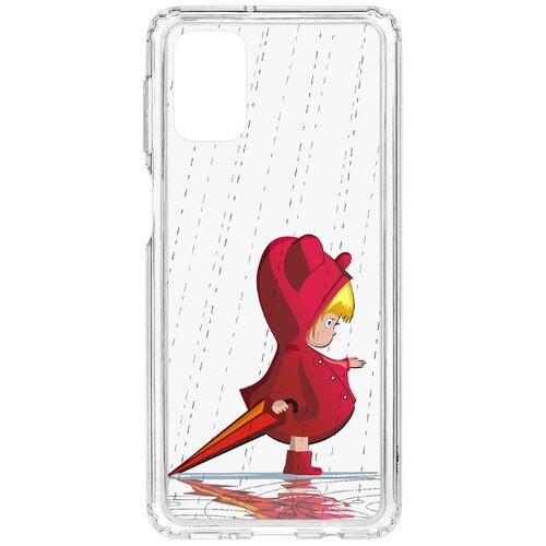 фото Чехол на samsung galaxy m31s kruche print девочка с зонтом