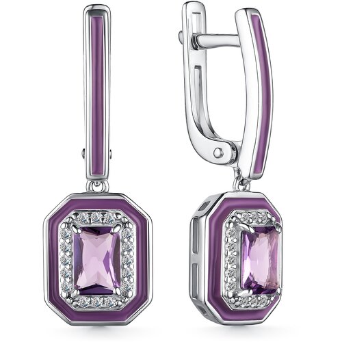 Серьги Oriental, серебро, 925 проба