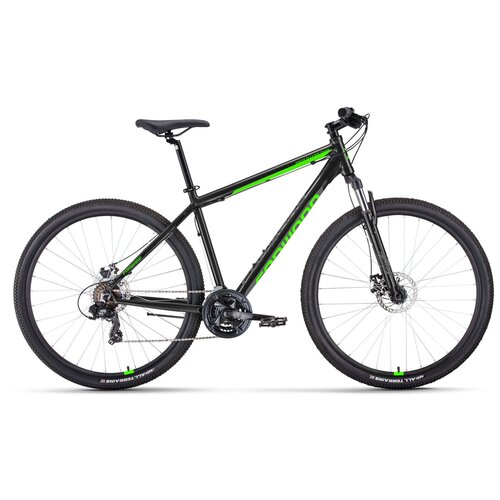 Горный велосипед Forward Apache 29 20 D Classic 2022 19 Черно-зеленый 171-184 см 2819000₽