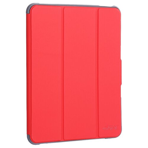 фото "чехол-подставка mutural folio case elegant series для ipad pro (11"") 2020г. кожаный (mt-p-010504) красный"