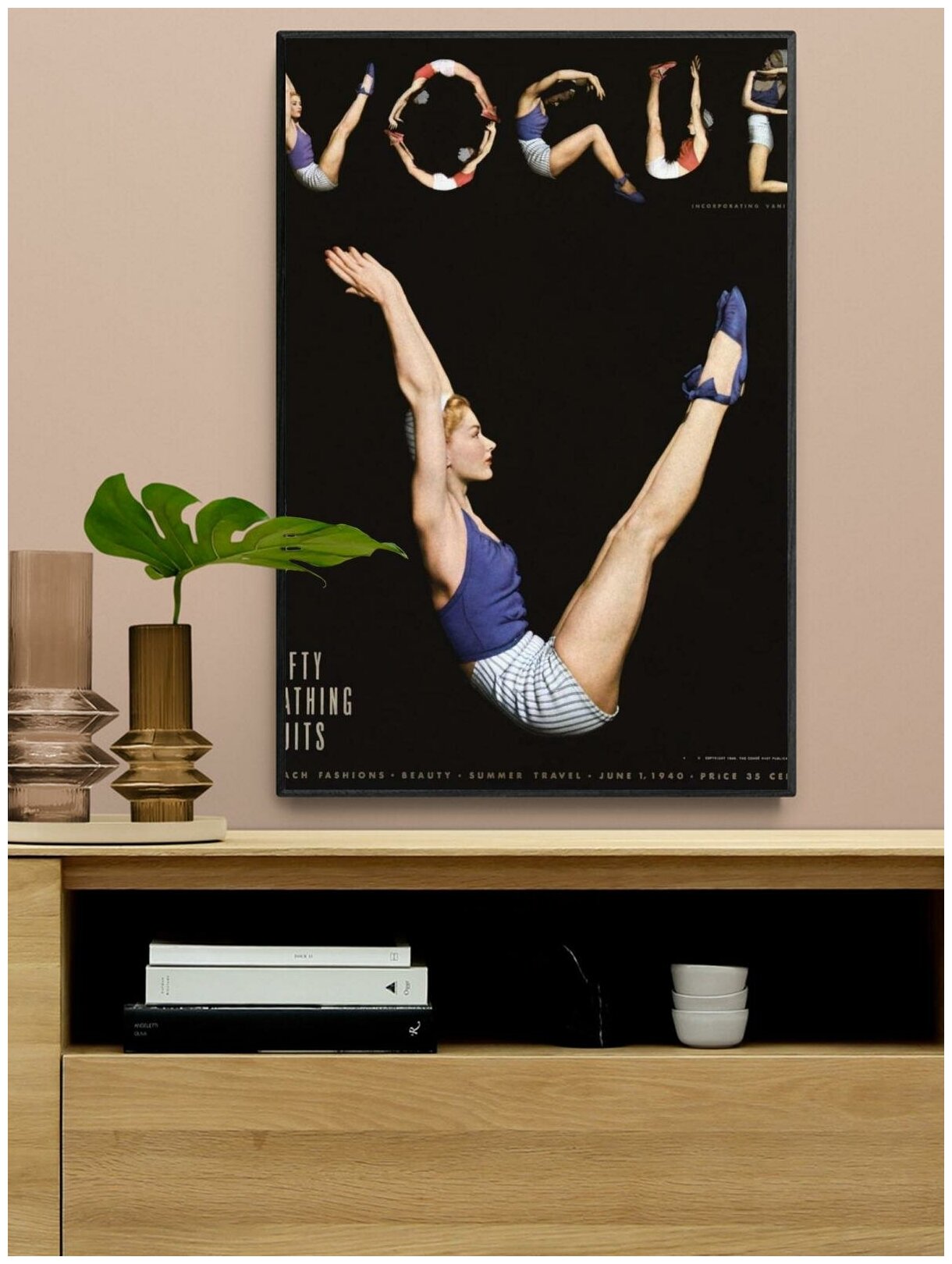 Постер / Плакат / Картина Vogue - Гимнастика 90х120 см в подарочном тубусе