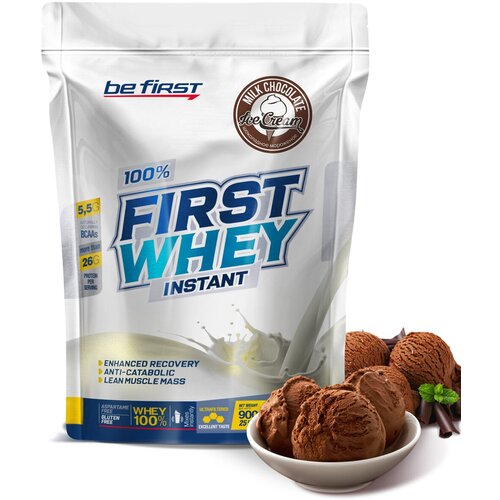 Протеин Be First First Whey Instant, 900 гр., шоколадное мороженое