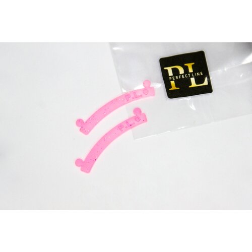Компенсаторы для фиксации ресниц при ламинировании PERFECT LINE розовые
