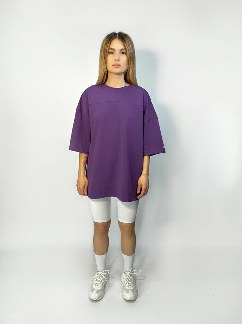 Футболка oversize Bosom фиолетовый