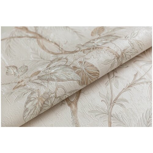 Обои винил на флизелине Kerama Marazzi Оранжерея мотив бежевый рисунок Флора 3171₽