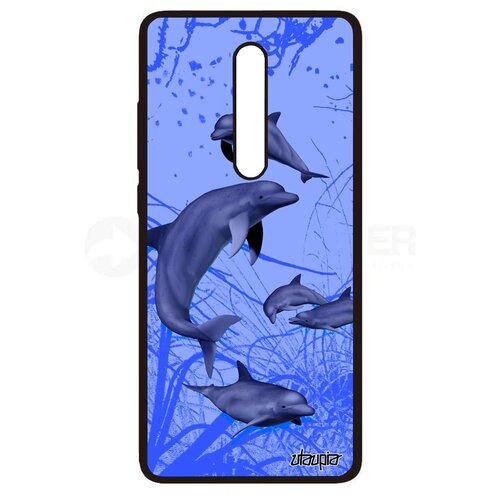 фото Чехол на телефон mi 9t pro, "дельфины" белуха соталия utaupia