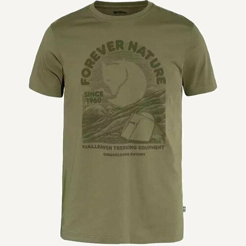 Футболка Fjallraven, размер XL, зеленый 4 color 4 station silk screen printing press equipment machine t shirt printer