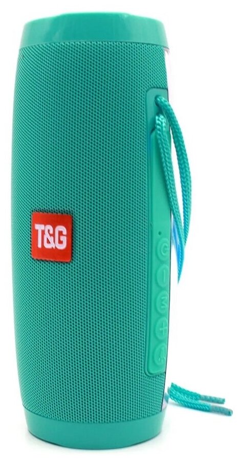 Портативная акустика T&G TG157 CN, 10 Вт, зеленый