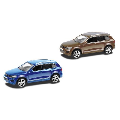 Машина металлическая RMZ City 1:43 Volkswagen Touareg, без механизмов, 2 цвета в ассортименте (синий